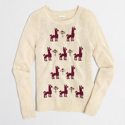 llama sweater