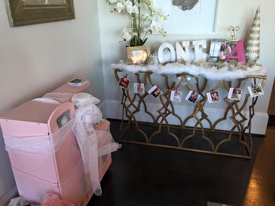 winter onederland themed party