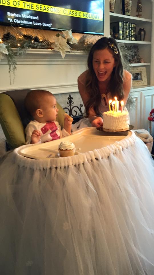 First Birthday Winter ONEderland Mom and Daughter
