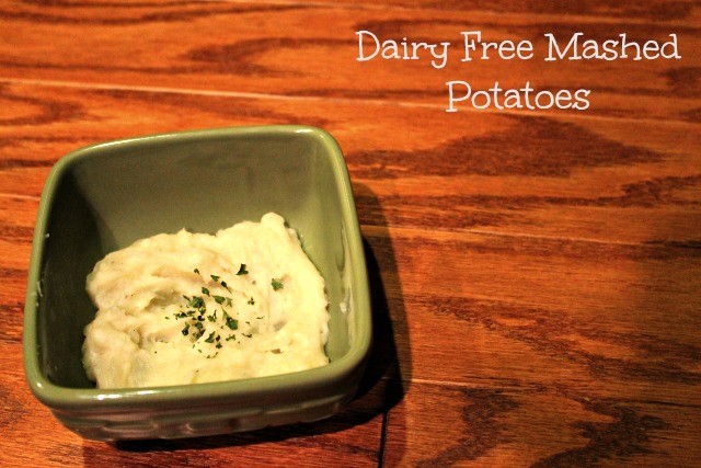 Dairy Free Mashed Potatoes