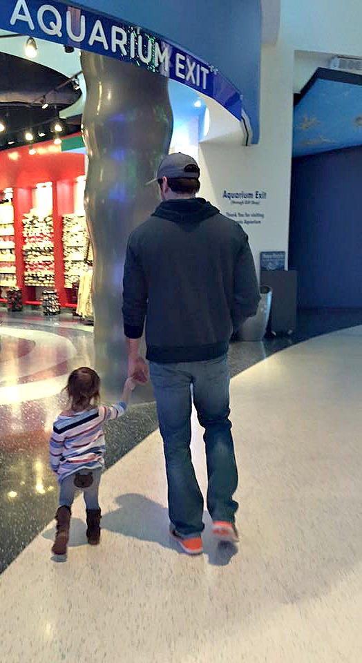 Daddy and A Aquarium