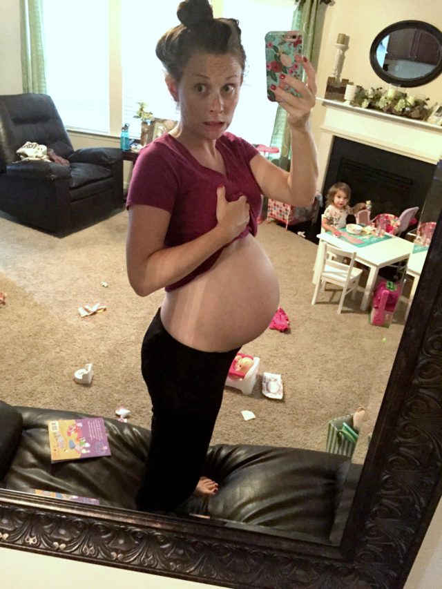 36 week belly