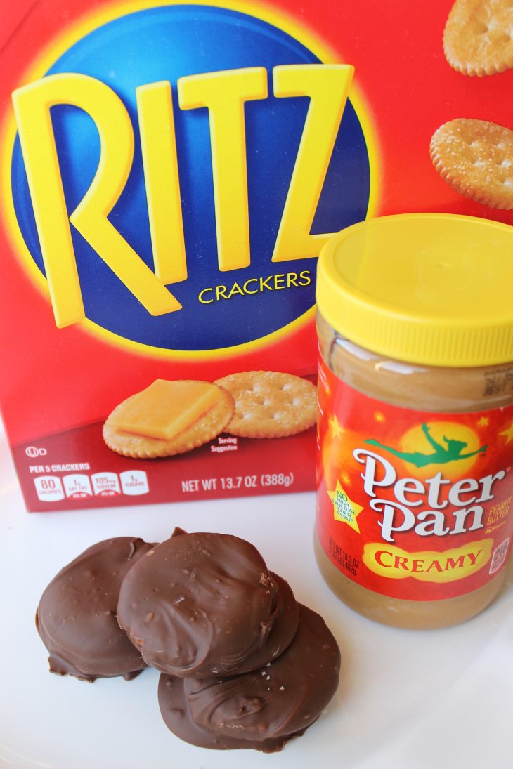 Chocolate Covered RITZ Peanut Butter Sandwiches Ingredients