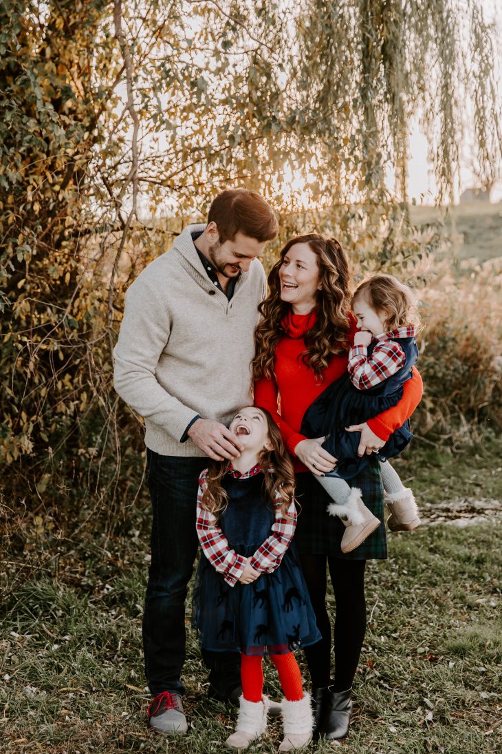 Plaid Family Outfits for Holiday Photos