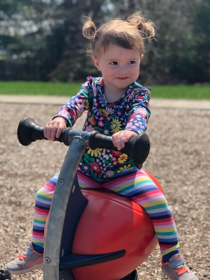 Toddler Playing at the Park 