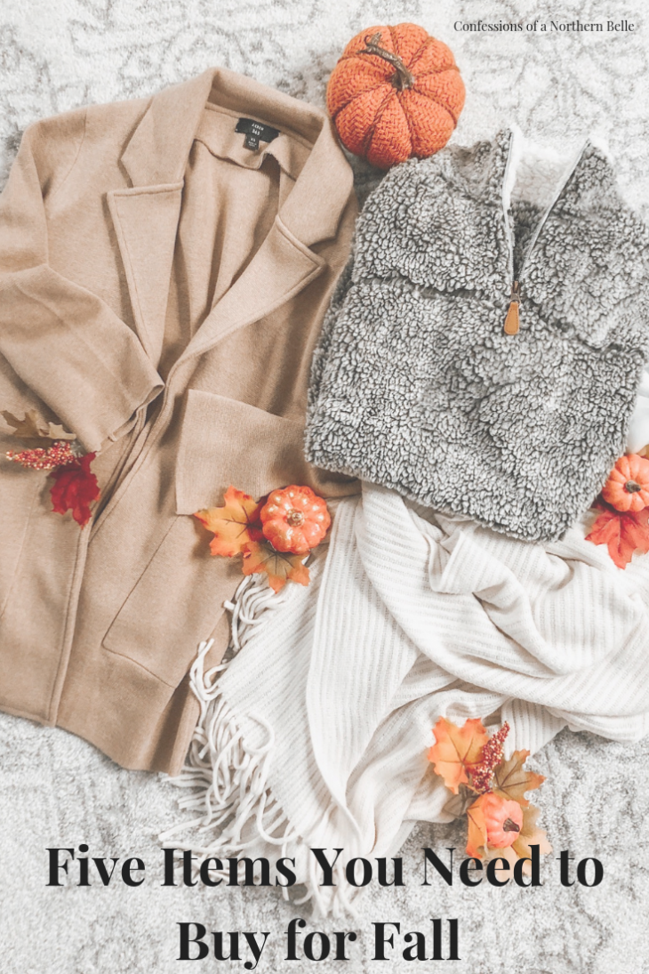 Five Items You Need to Buy for Fall