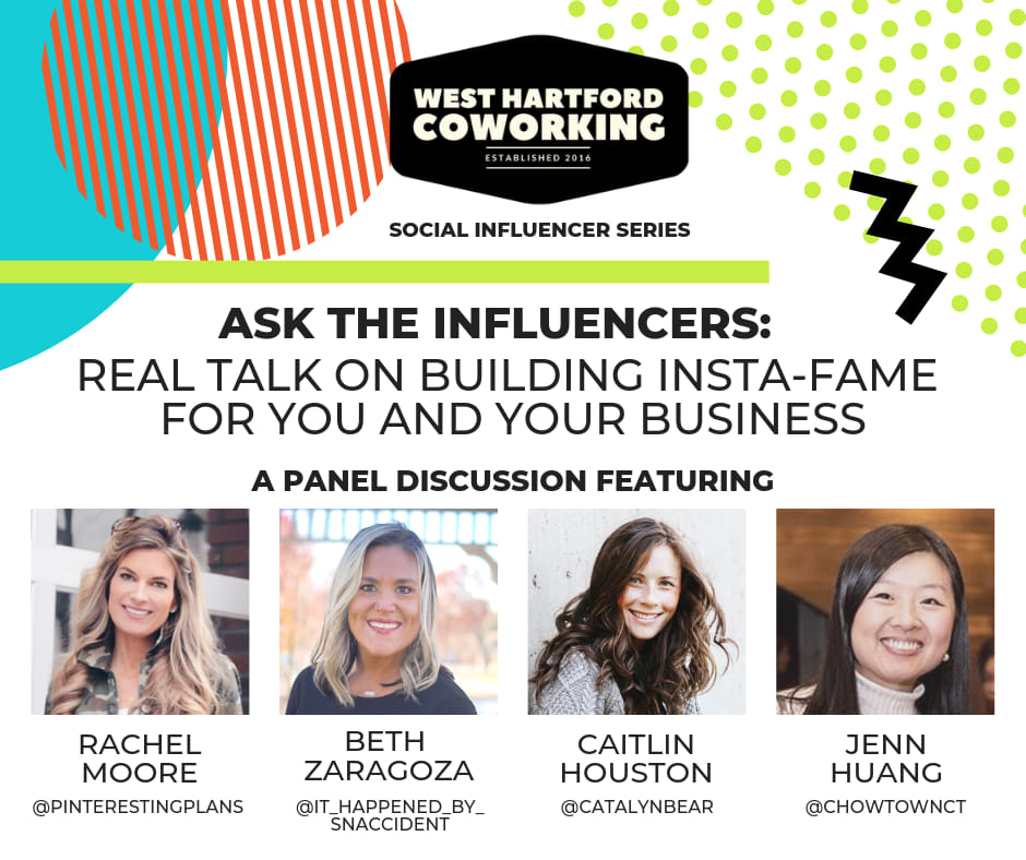 West Hartford Coworking "Ask The Influencers" Panel Guest Caitlin Houston 