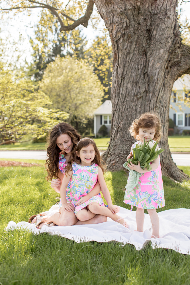 Mommy and Me Lilly Pulitzer Dresses Photo Shoot from Saybrook Home