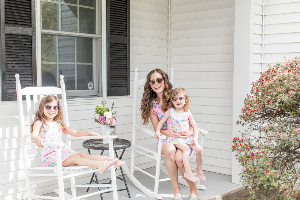 Mommy and Me Lilly Pulitzer Photo Shoot - Outfits from Saybrook Home