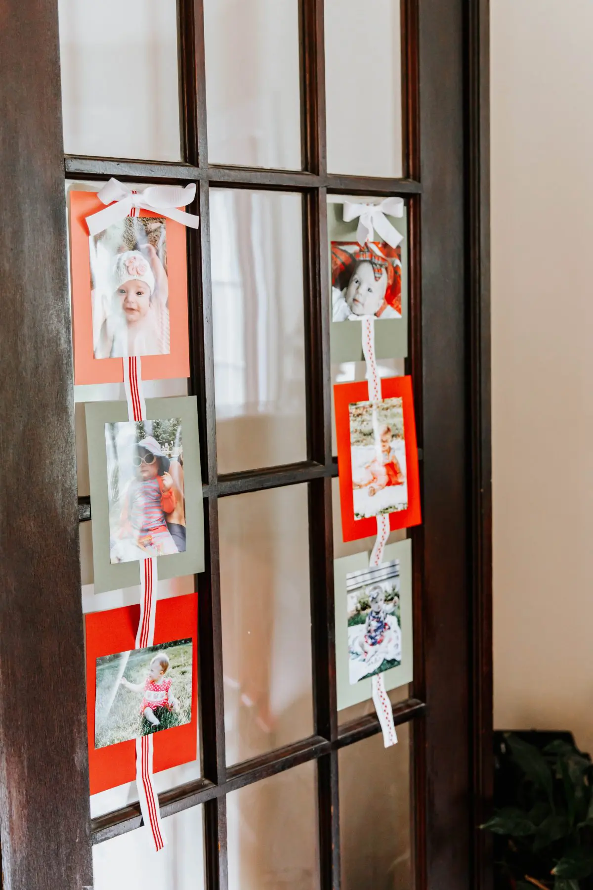 First Birthday Picture Display - One in a Melon Party Decor 