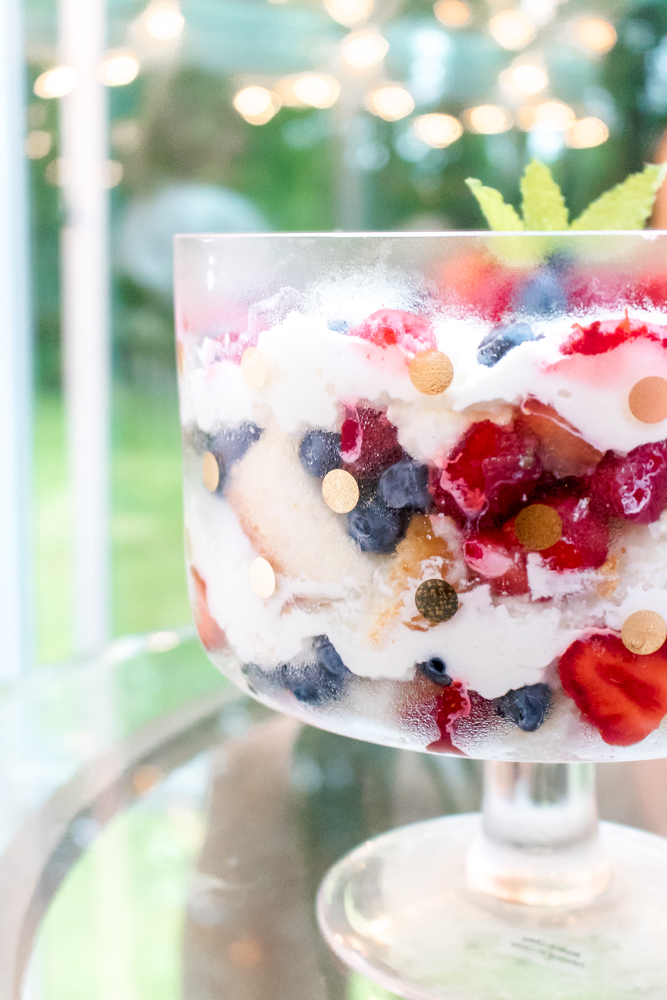 Strawberry and Blueberry Trifle Recipe