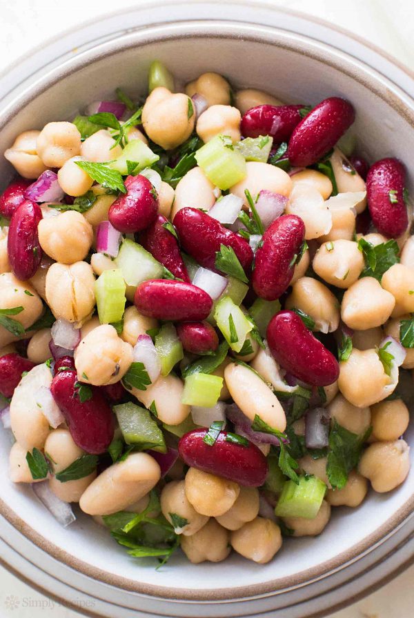 Quick meal- bean salad