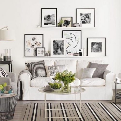 Three Ways to Decorate the Wall Above Your Sofa