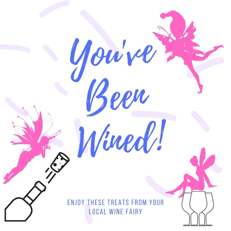 You've Been Wined DIY wine fairy printable