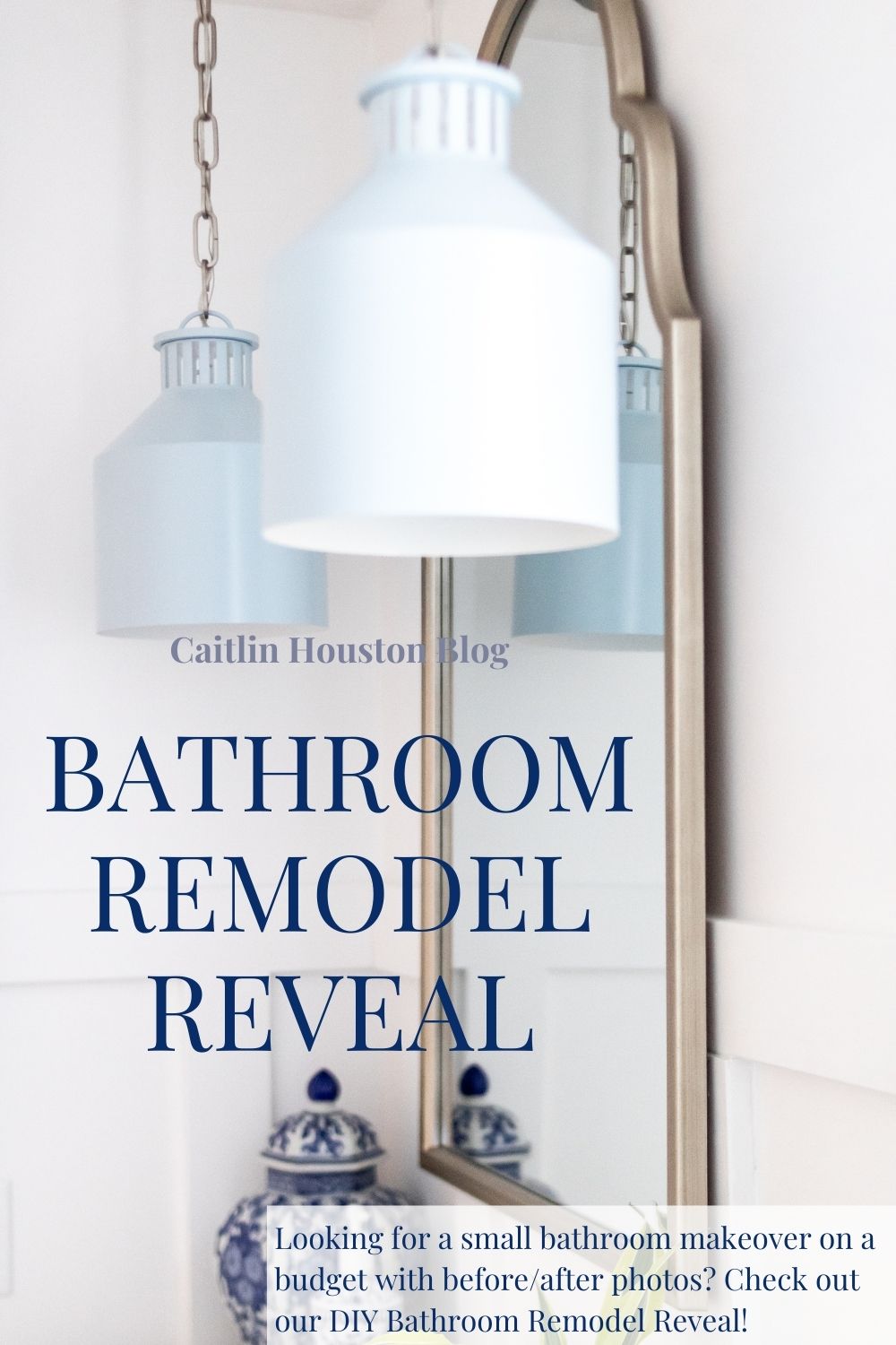 Bathroom Remodel Reveal - Looking for a small bathroom makeover on a budget with before/after photos? Check out our DIY Bathroom Remodel Reveal!
