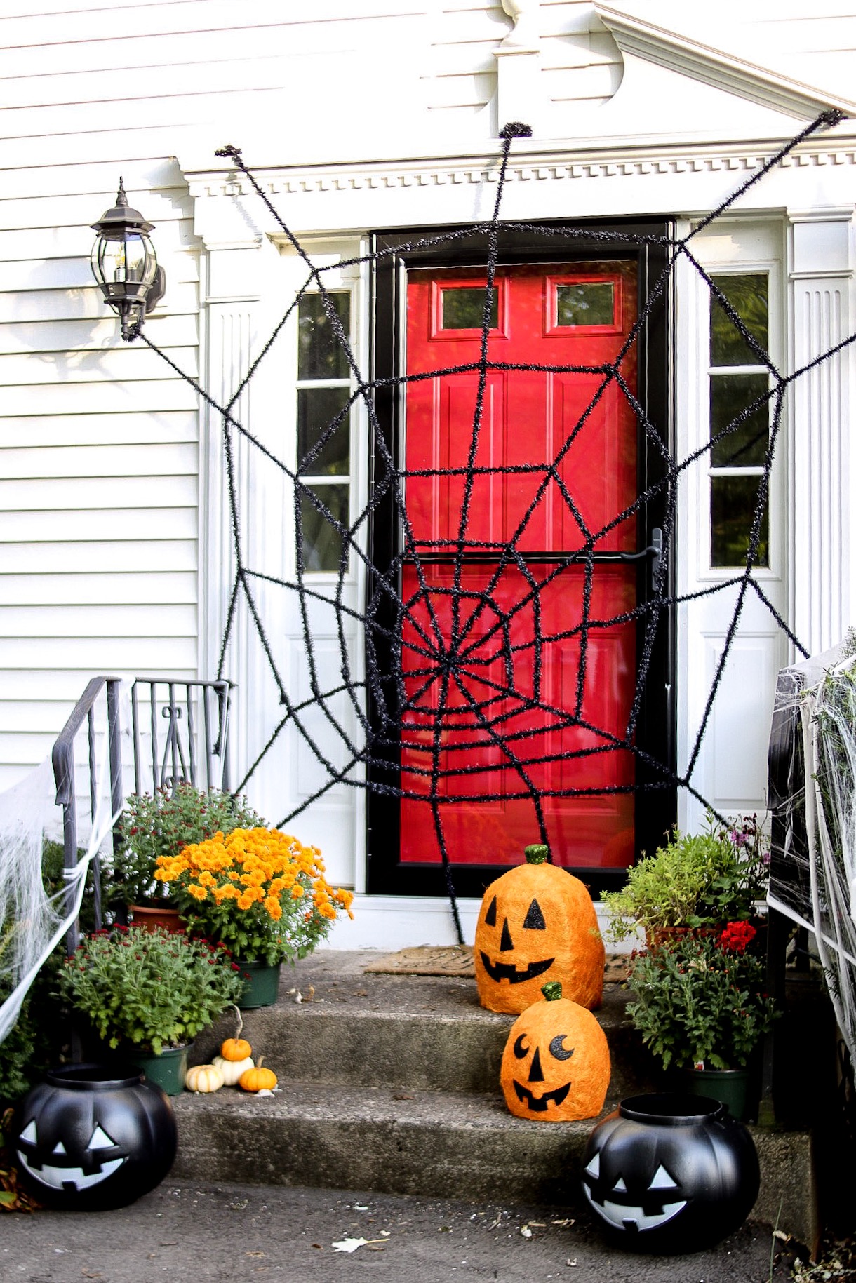 spooky front porch