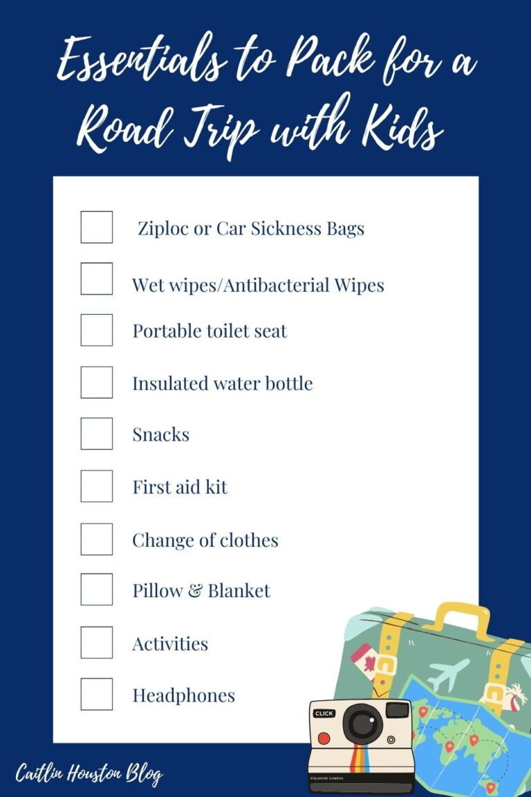 10 Essentials to Pack for a Road Trip with Kids - Caitlin Houston