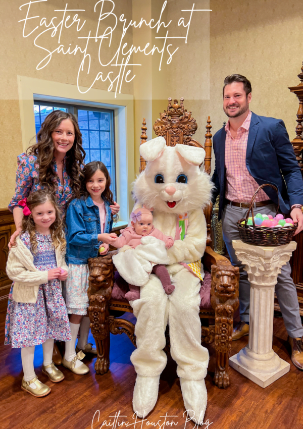 family with easter bunny saint clements castle