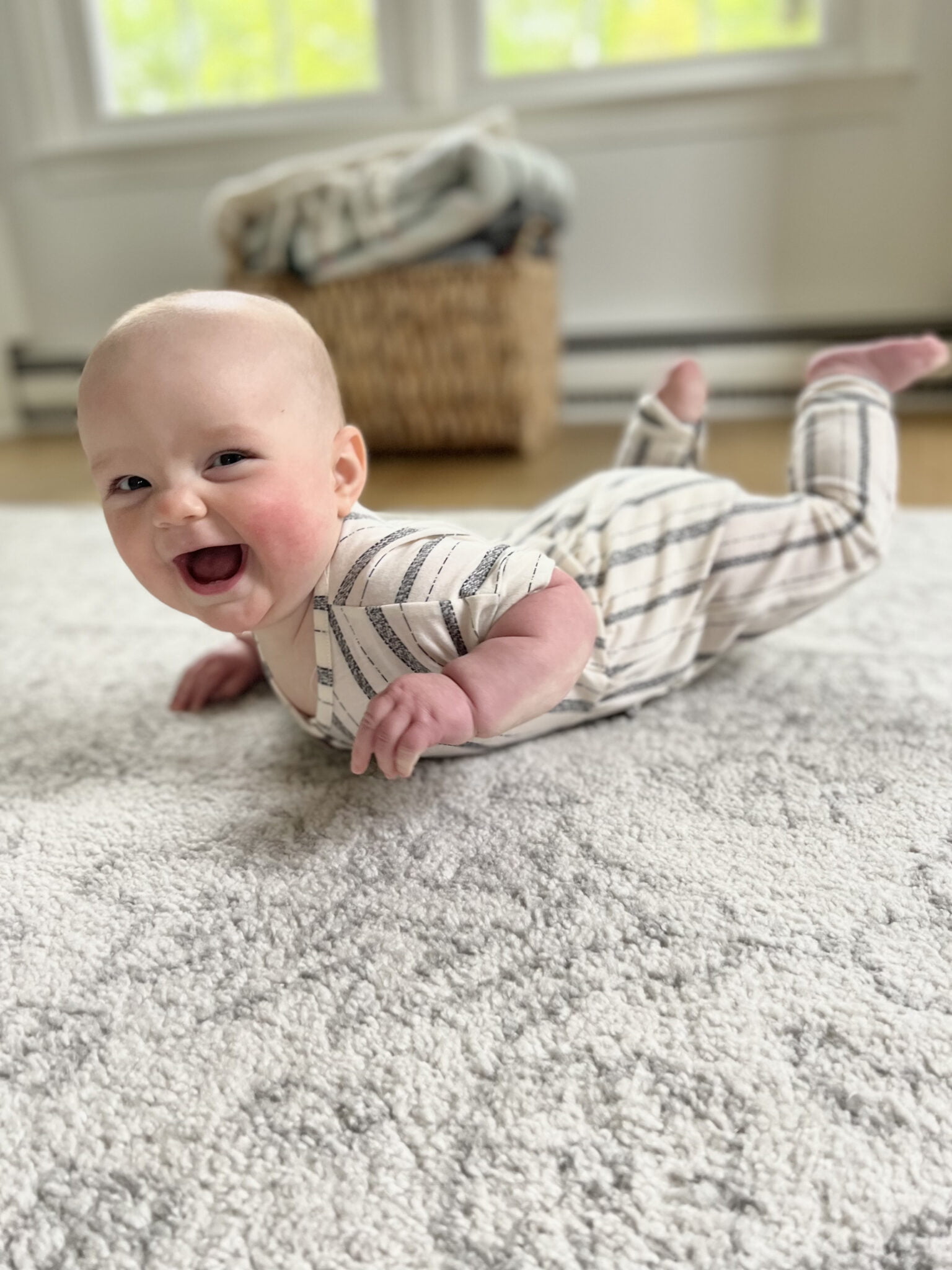Baby Tummy Time 5 Months Old