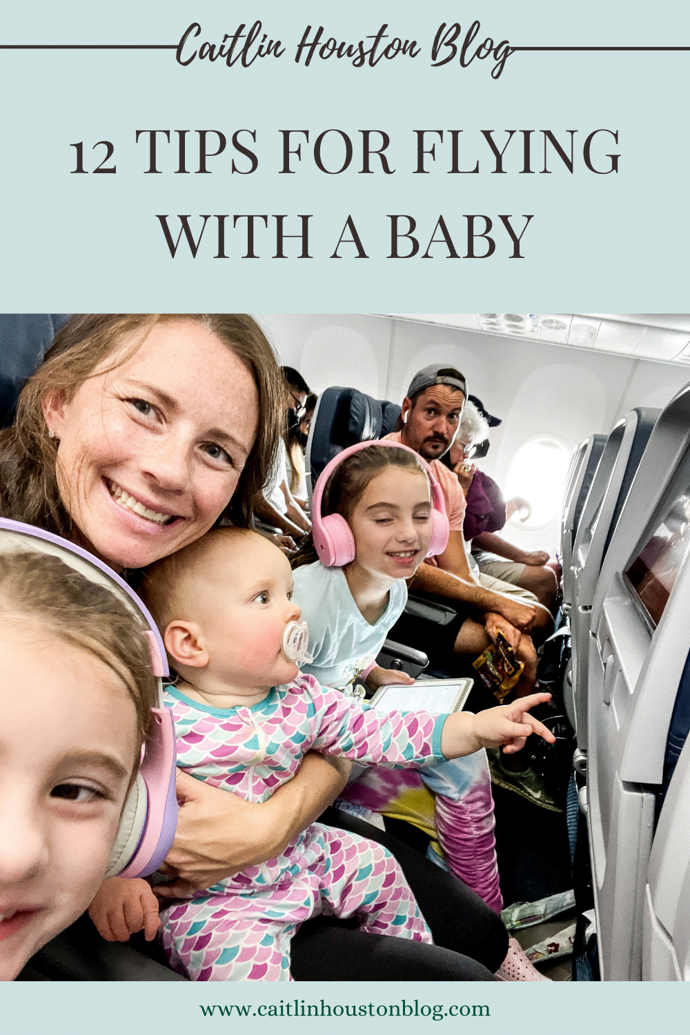 tips for airplane travel with an infant for a family