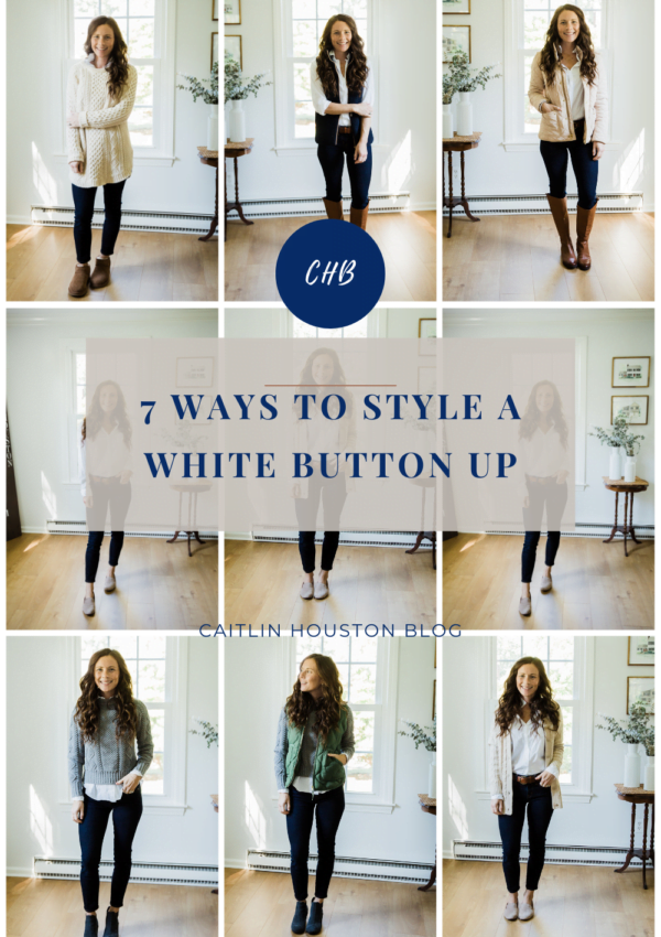 7 ways to style a white button up