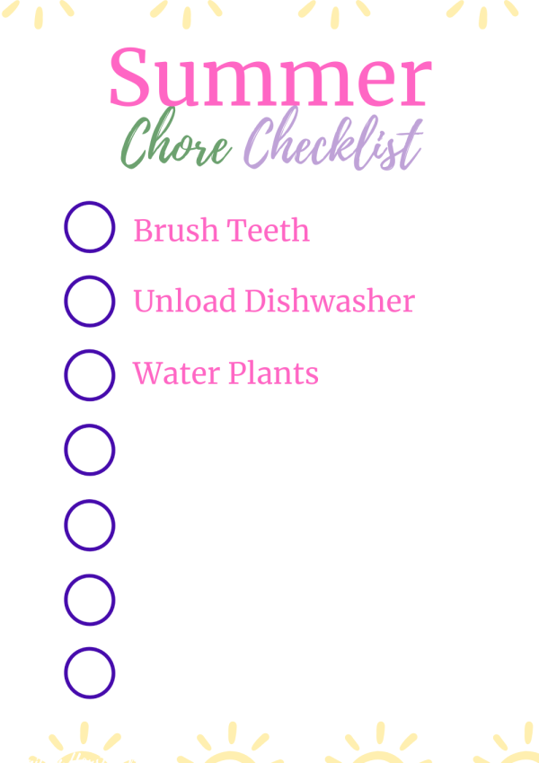 Free Kids Summer Chore Chart (2025 Printable + Tips!)