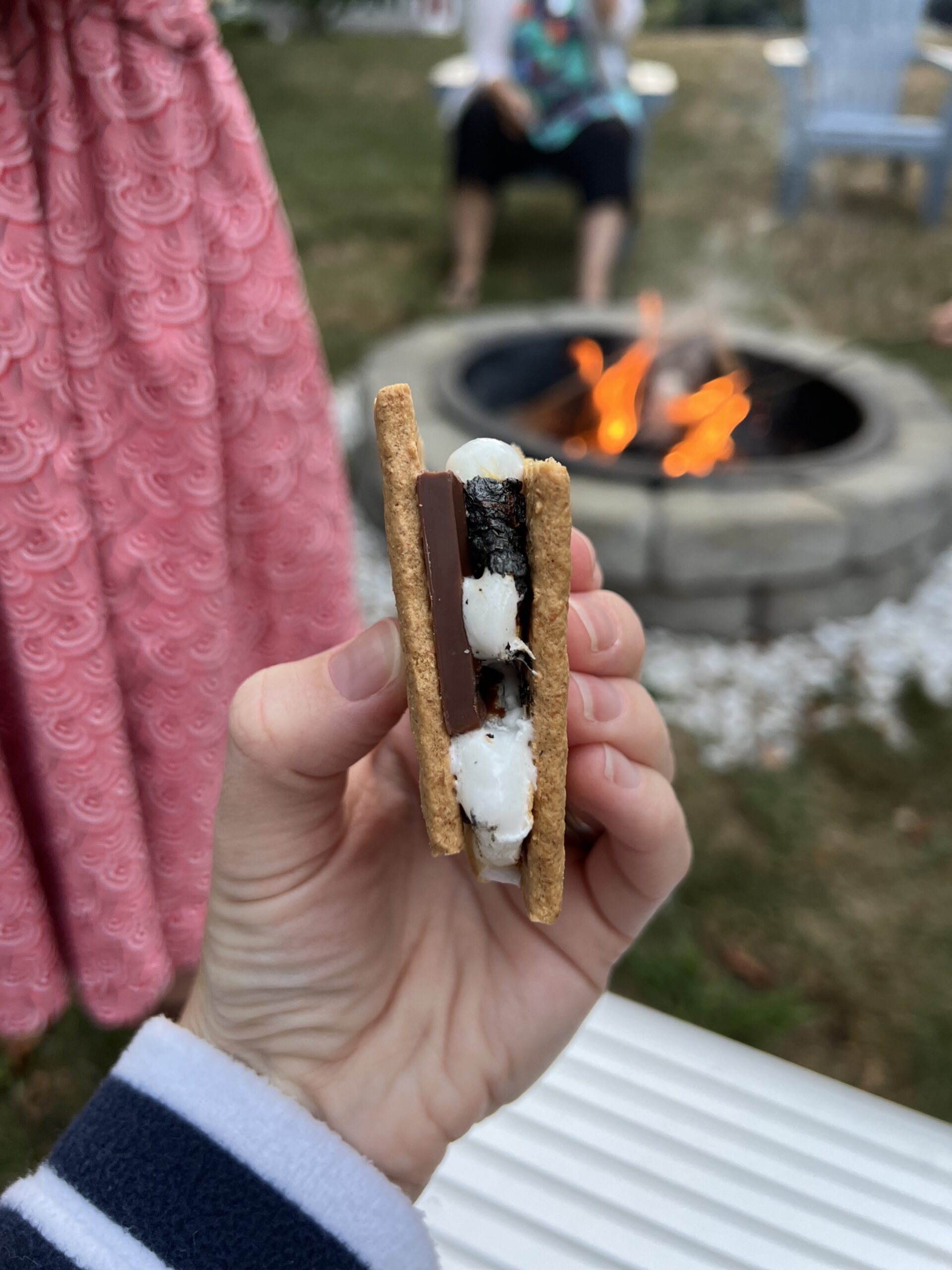 smores by the firepit