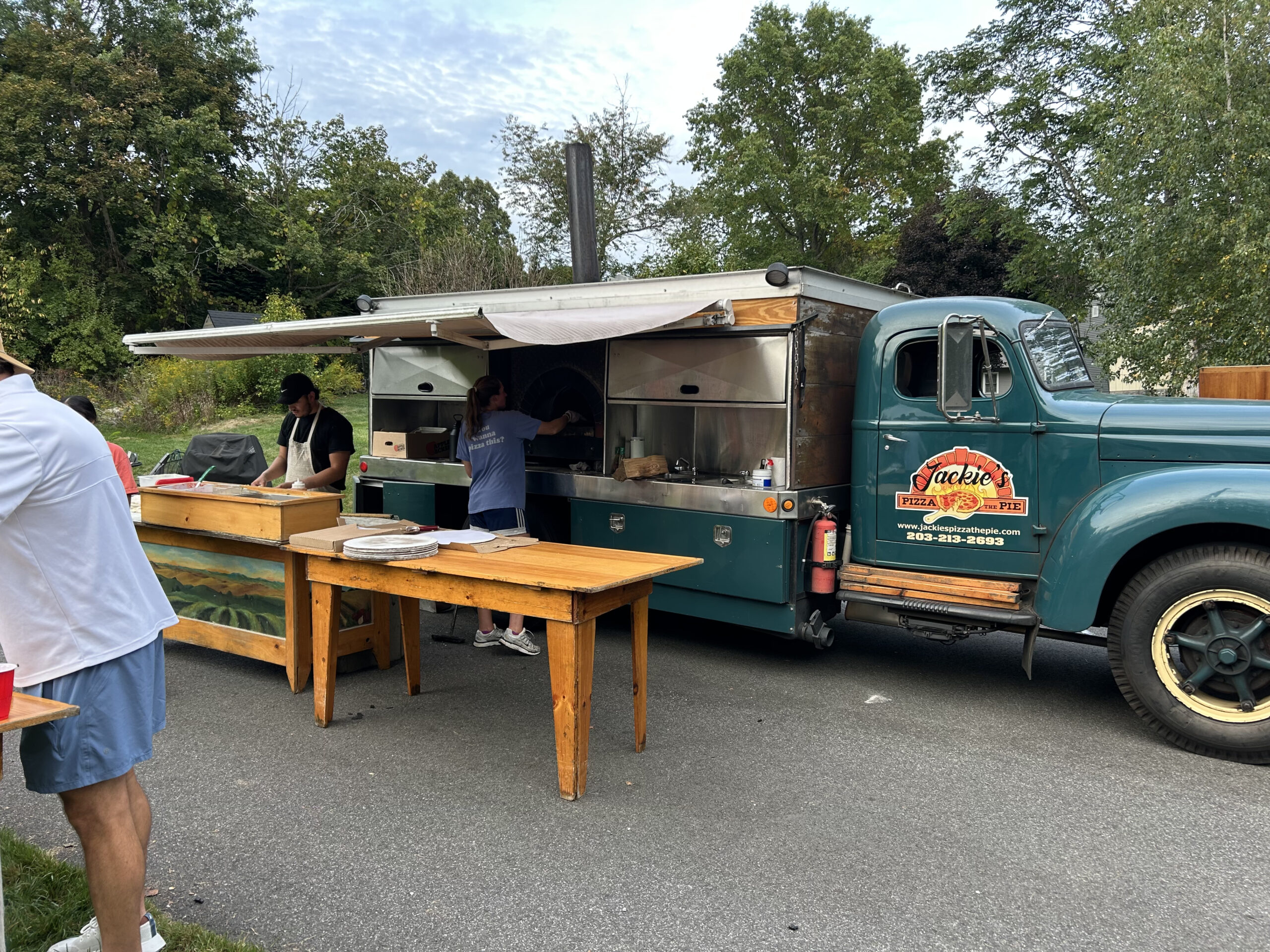 Jackie's Pizza Truck New Haven Style 40th Birthday Party