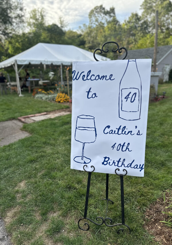My 40th Backyard Birthday Party Recap