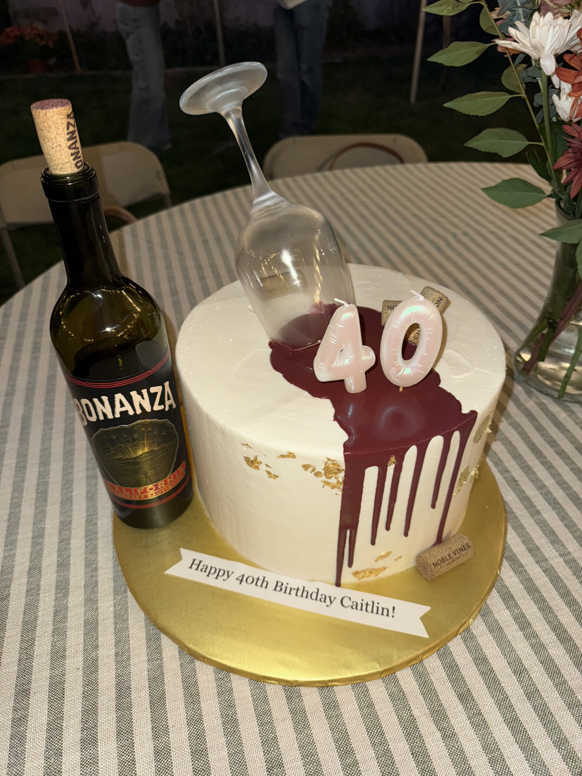 40th Birthday Cake Bonanza Wine