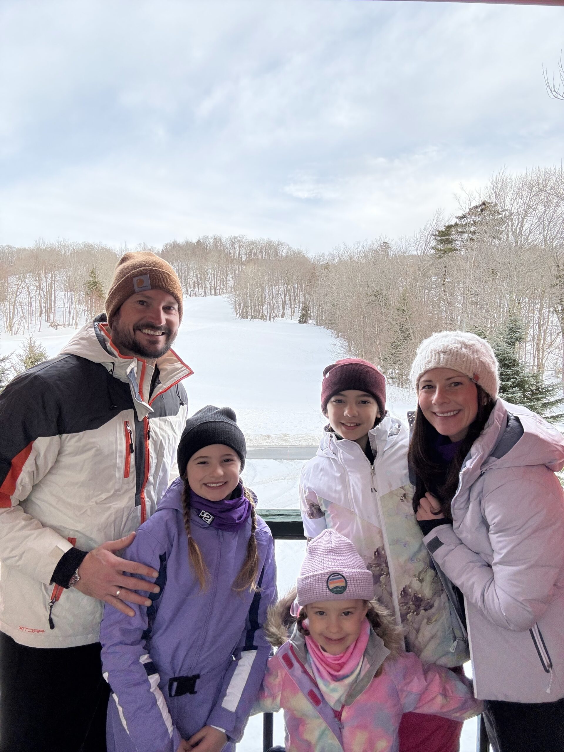 Houston Family Mount Snow Ski Trip