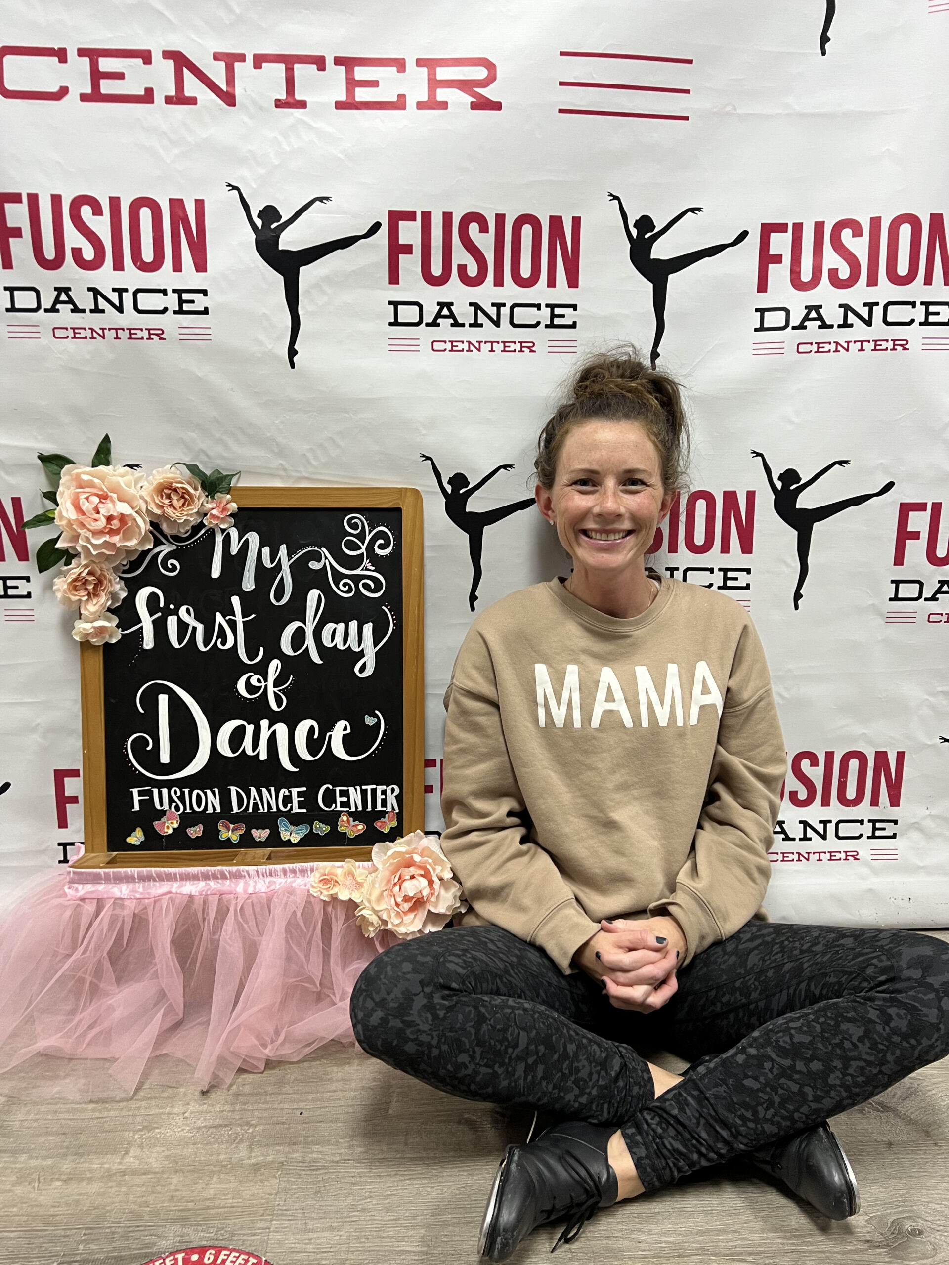 First Day of Adult Dance Class Studio Photo