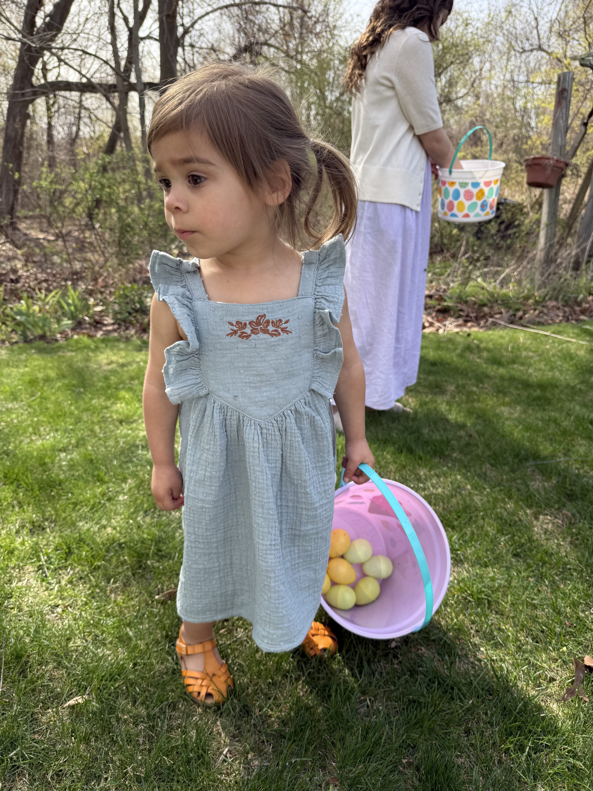 color coded easter egg hunt