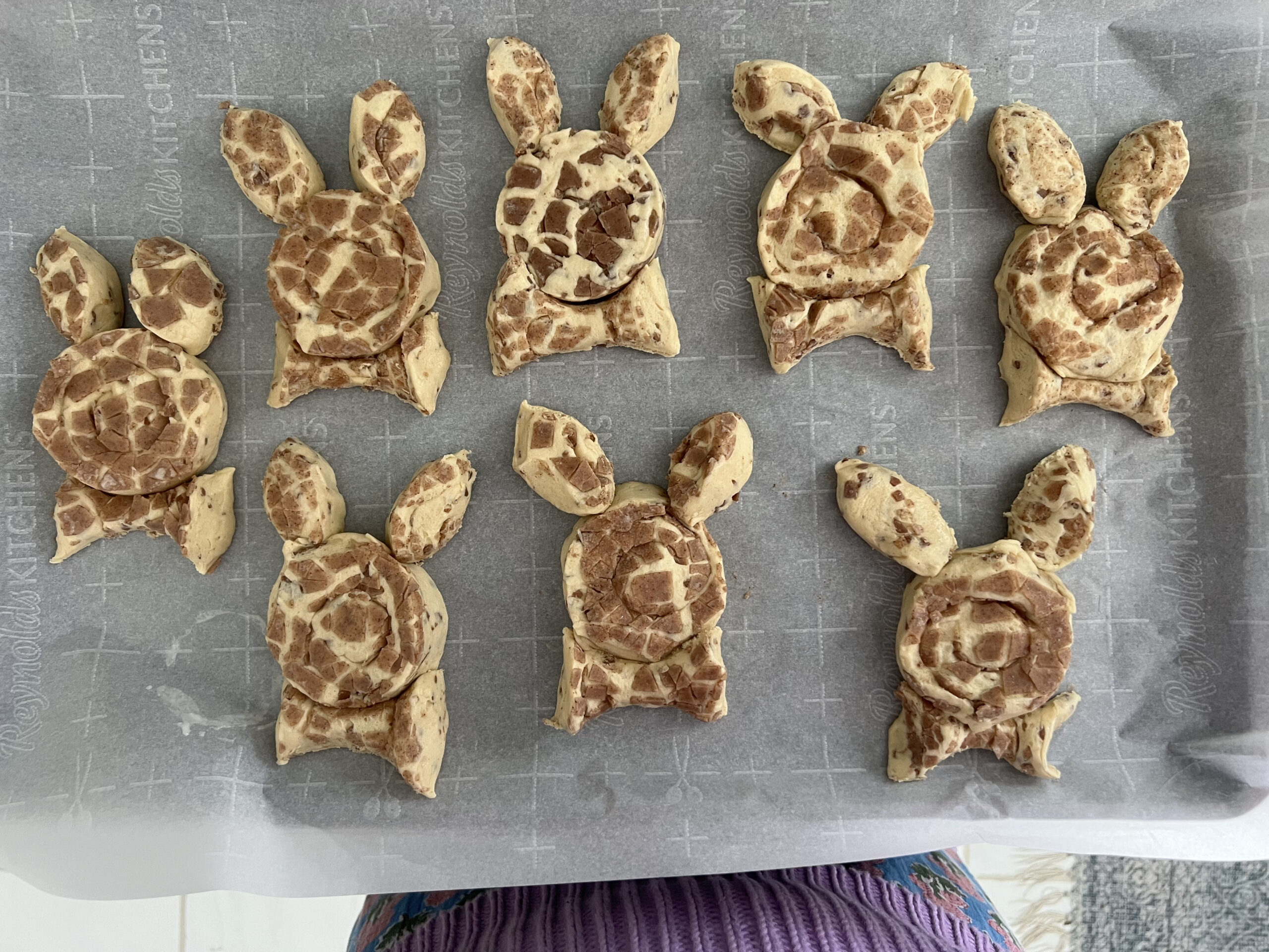 Cinnamon Bun Easter Bunny Brunch