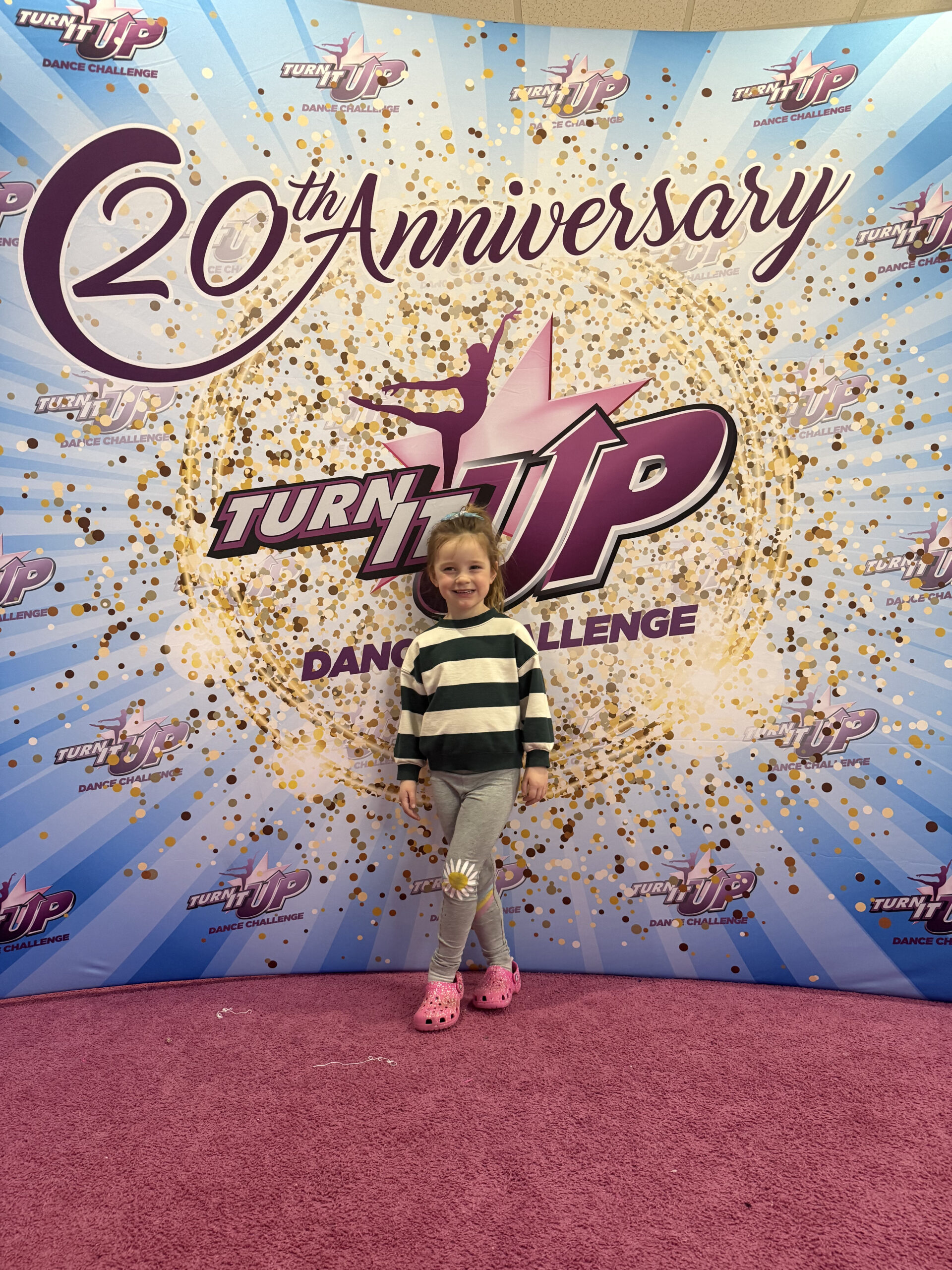 toddler at turn it up dance competition 