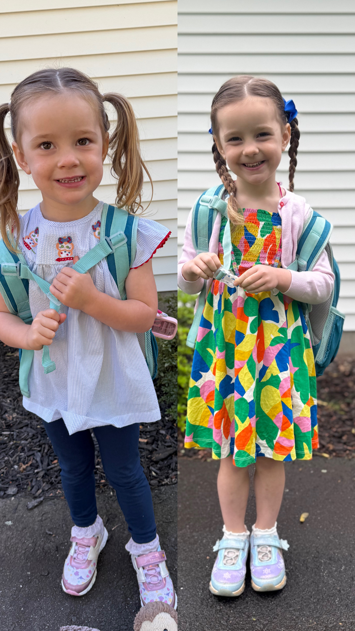 First and Last day of preschool Caitlin Houston Blog
