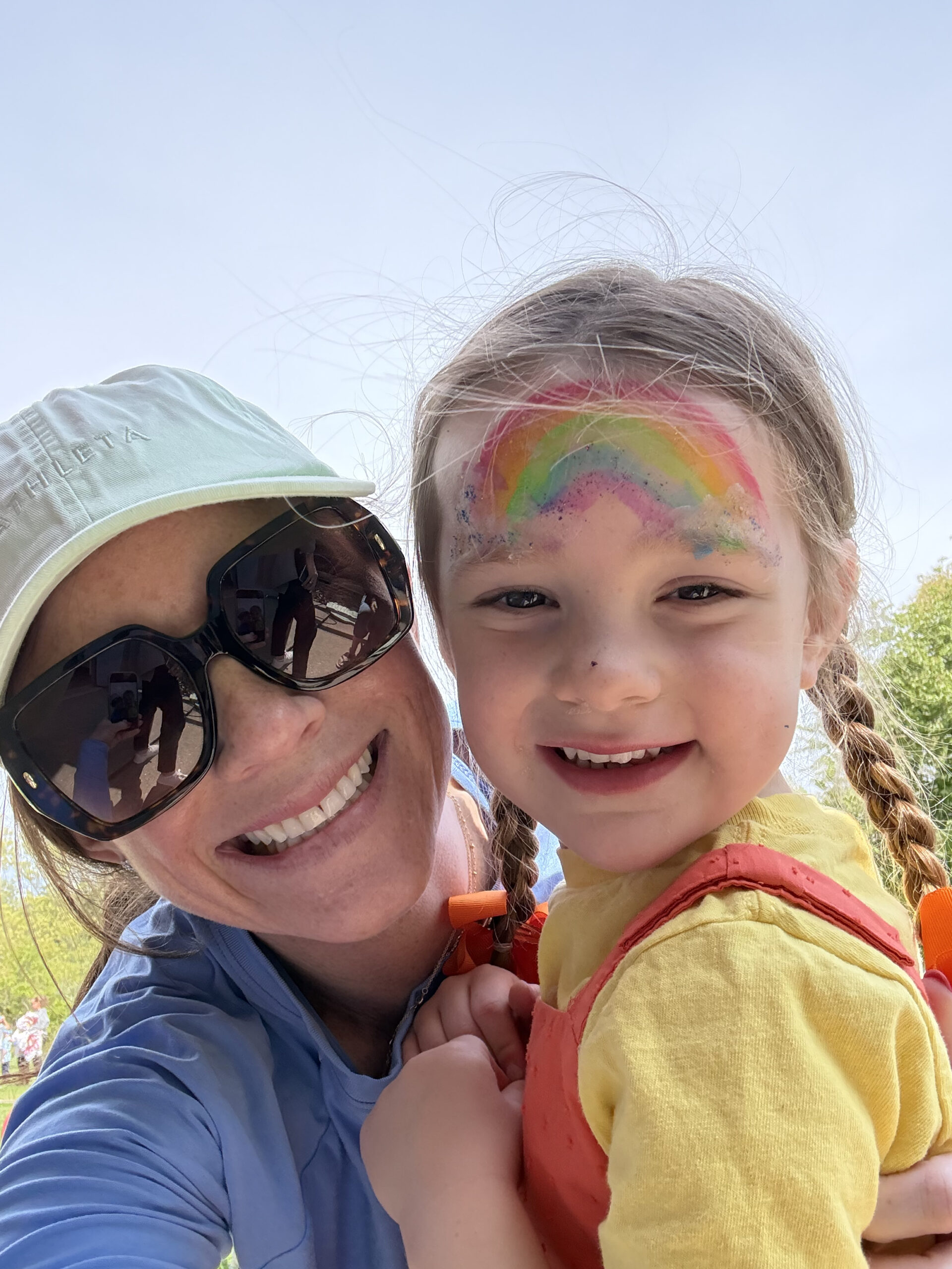 Mom and 4 and a half year old selfie
