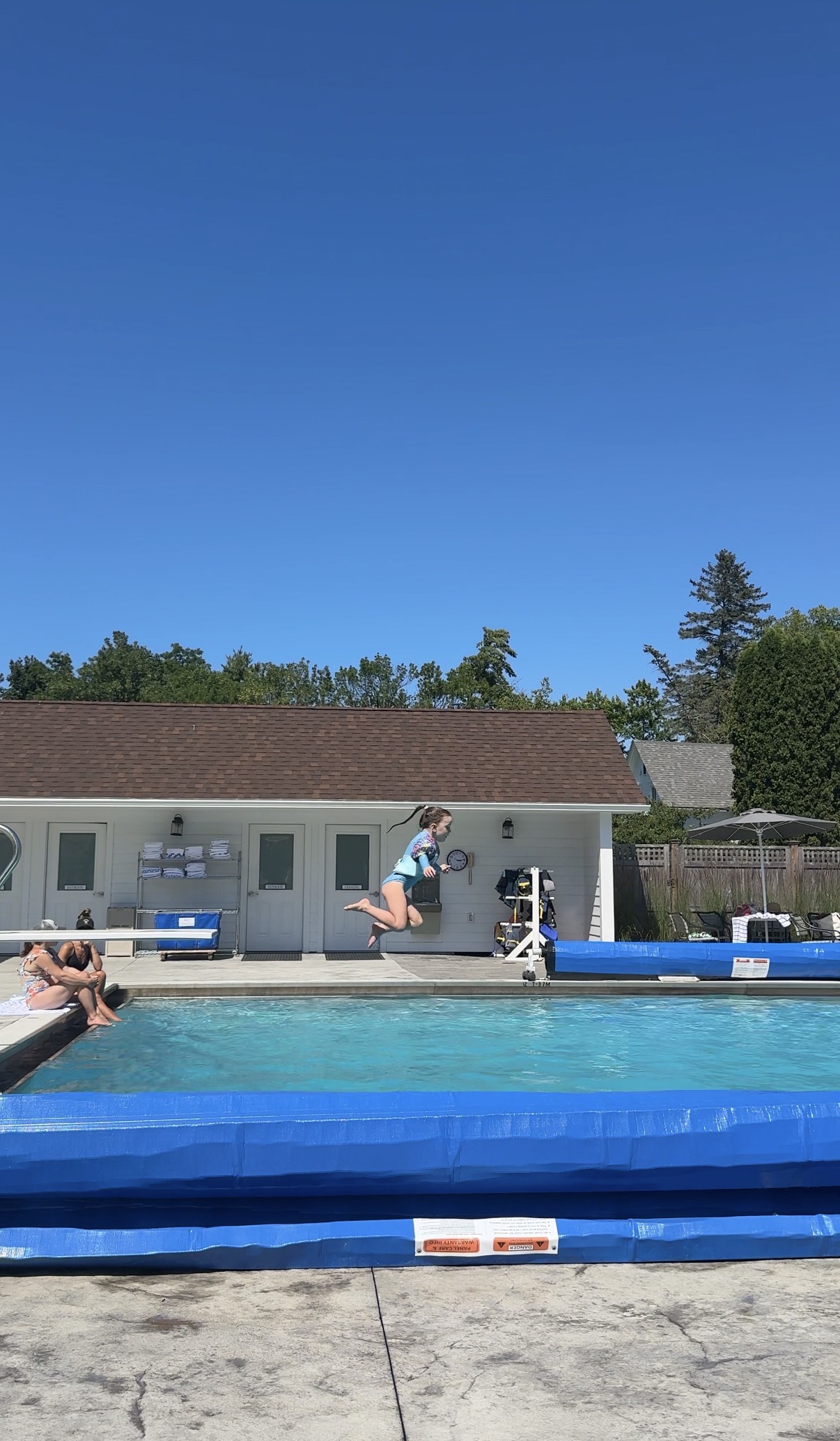 toddler jumping off diving board basin harbor summer confessions