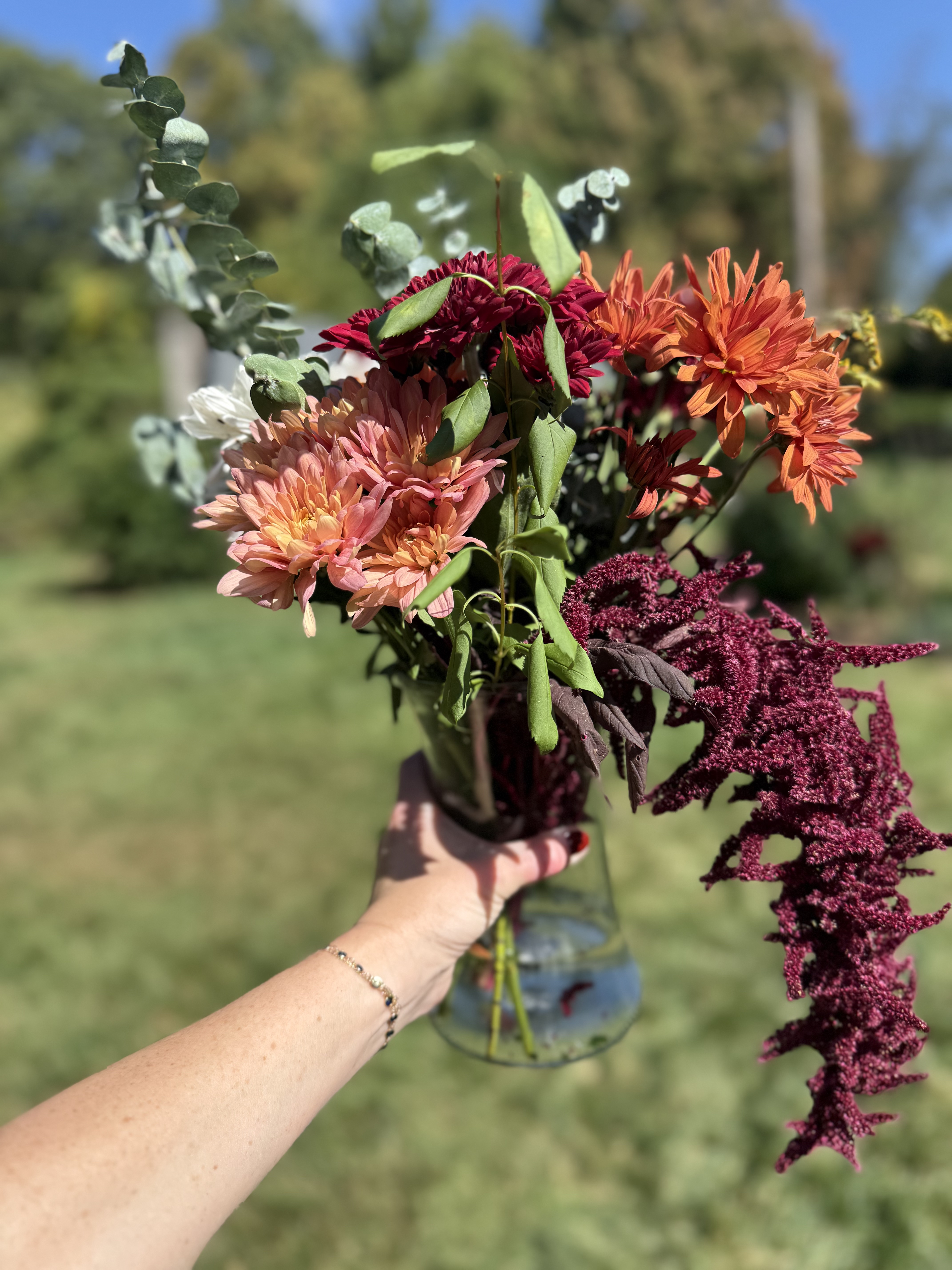 fall wildflower bouquet 